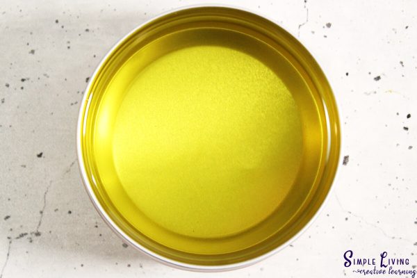 Bug Bite Balm poured into jar