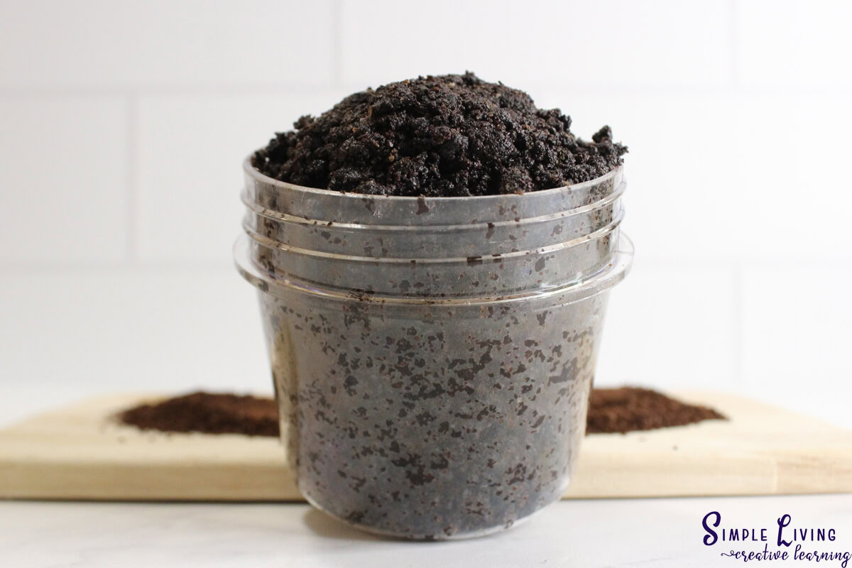 Homemade Coffee Face and Body Scrub ready to use