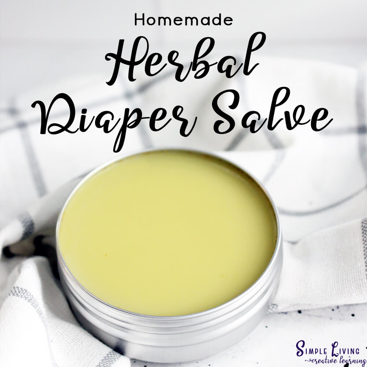 Herbal Diaper Salve in a tin