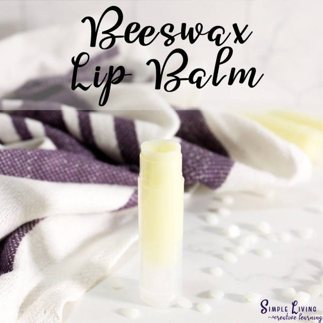 Beeswax Lip Balm in a tube