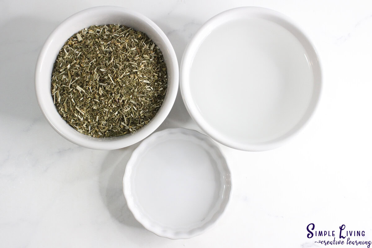 How to Make Feverfew Tincture ingredients