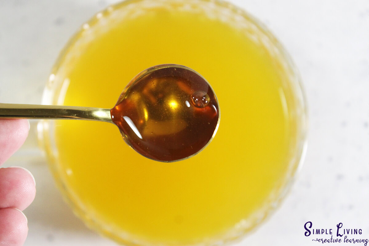 Immune Boosting Tea adding honey and lemon juice