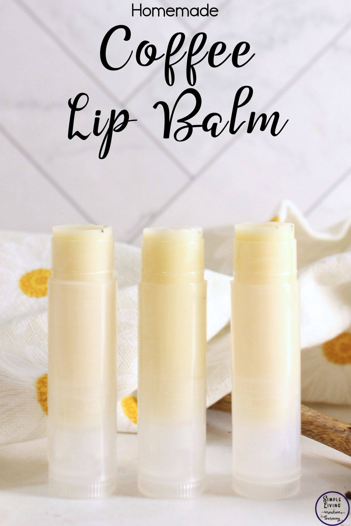 Homemade Coffee Lip Balm