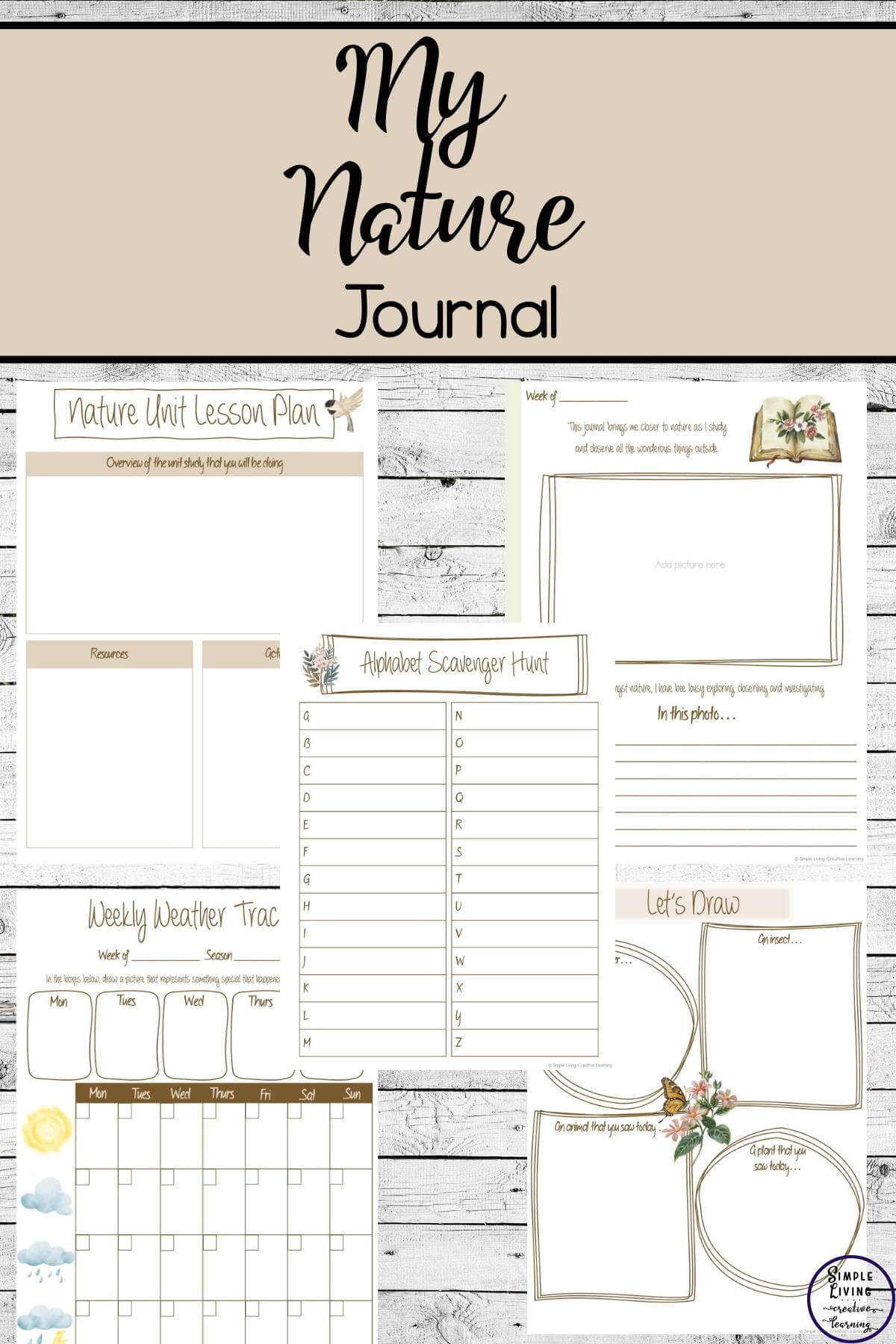 Printable Nature Journal
