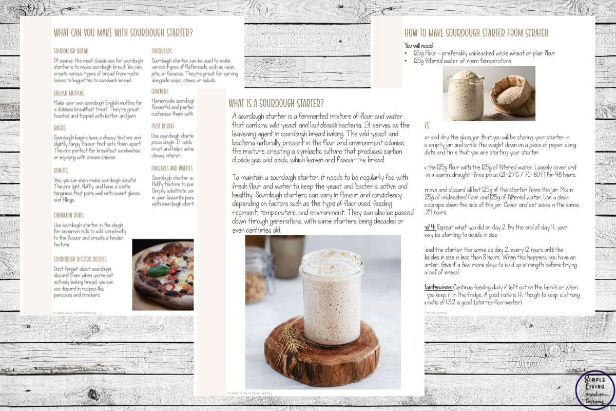 Sourdough The Ultimate Guide to Sourdough for Beginners 3 pages