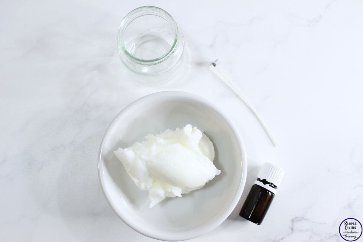 Homemade Tallow Candles ingredients