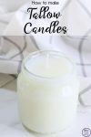Homemade Tallow Candles