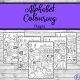 Alphabet Colouring Pages five pages