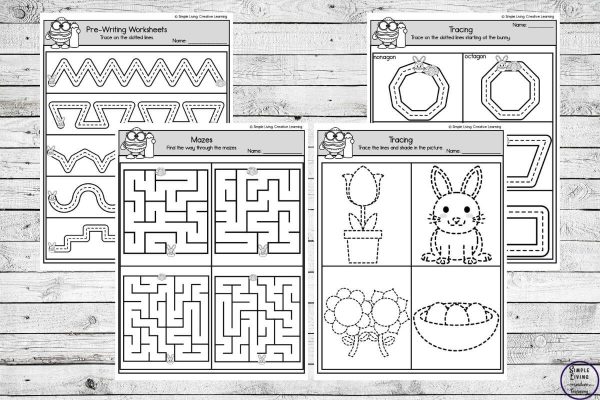 Easter Activity Worksheets - Simple Living. Creative Learning