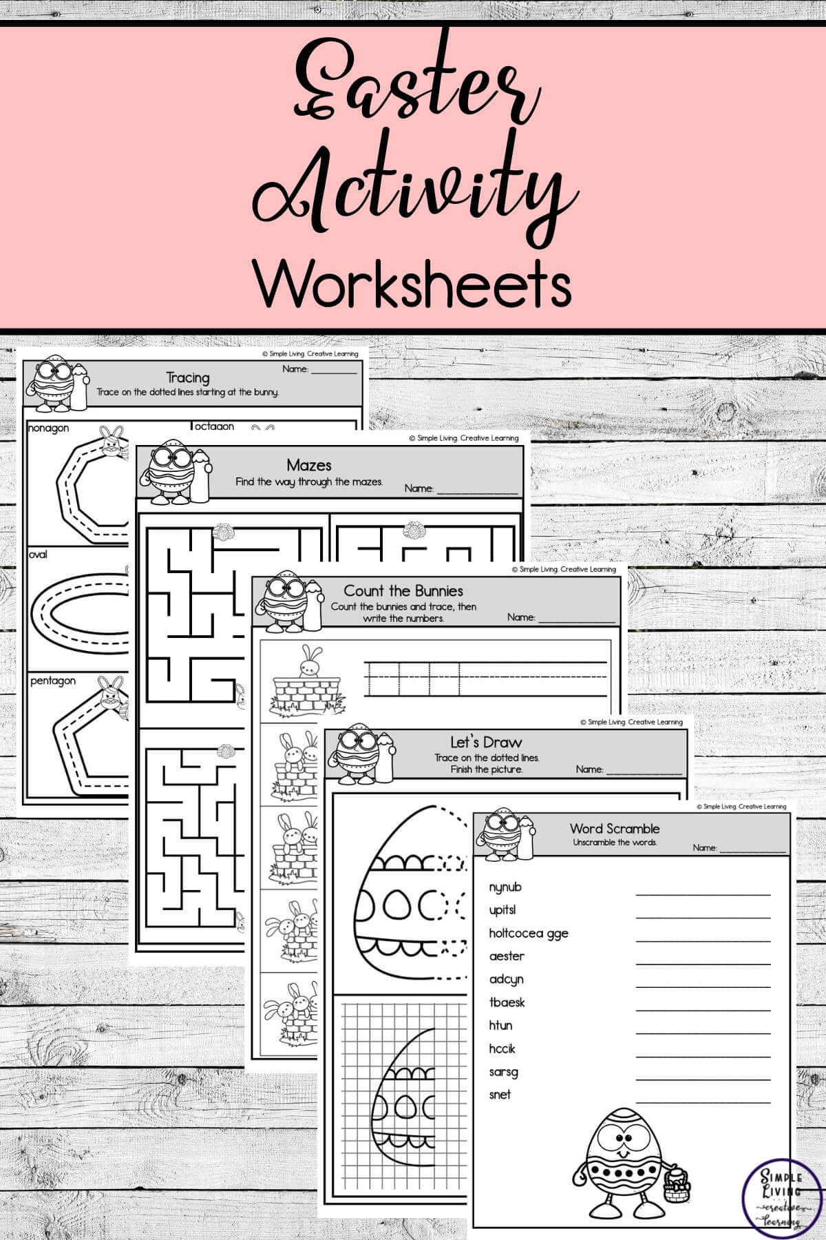 Easter Activity Worksheets