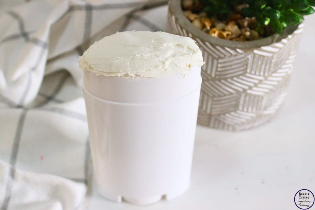 Homemade Deodorant for Sensitive Skin - Without Baking Soda up close