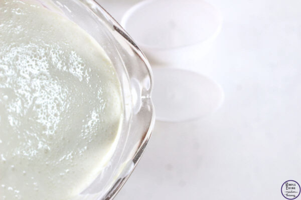 Homemade Deodorant for Sensitive Skin - Without Baking Soda pour into containers