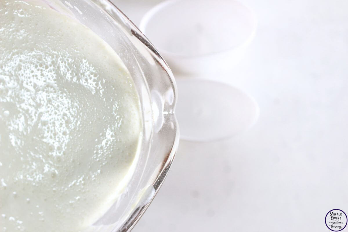 Homemade Deodorant for Sensitive Skin - Without Baking Soda pour into containers