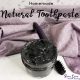 Homemade Natural Toothpaste in a glass jar