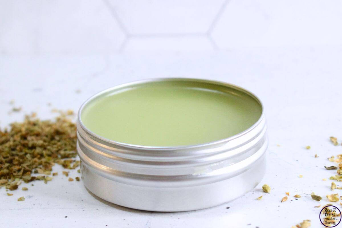 Homemade Oregano Salve ready to use
