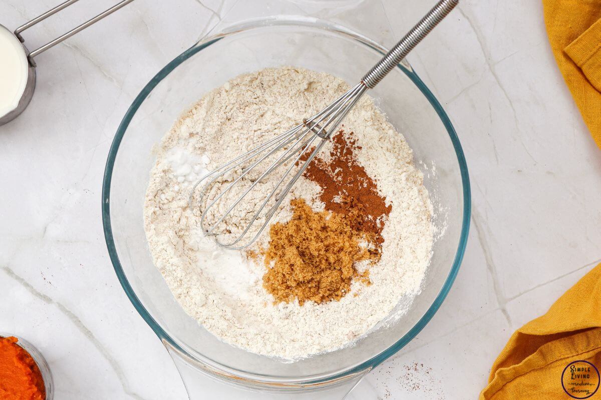 Pumpkin Pancakes dry ingredients
