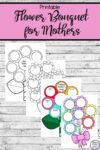 Printable Flower Bouquet For Mothers