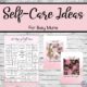 30 Days of Self-Care Ideas for Busy Mums with 2 posters