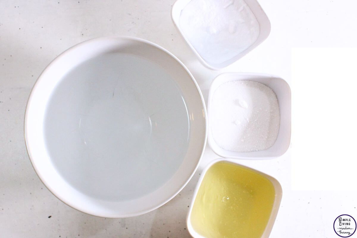 Homemade Toilet Cleaner Gel ingredients