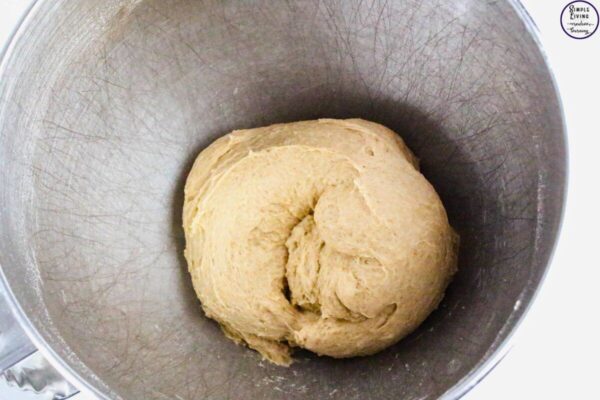 Whole Wheat Dinner Rolls ready to for first rise