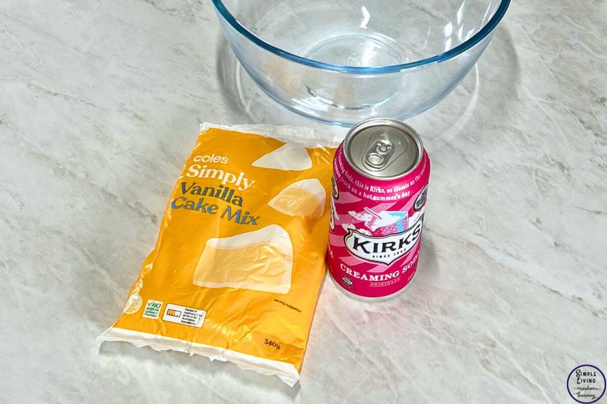 2 Ingredient Cupcakes ingredients