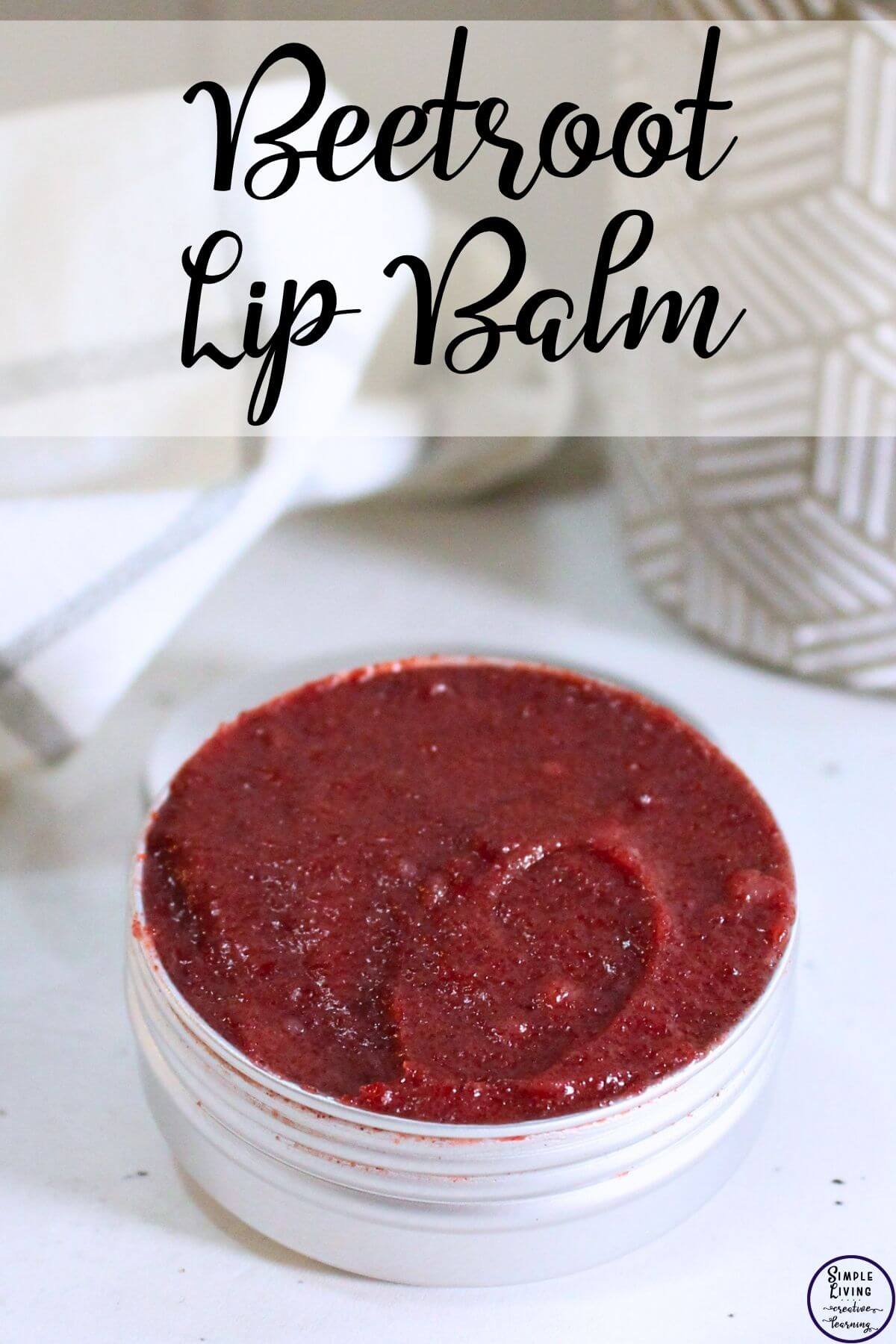 Homemade Beetroot Lip Balm