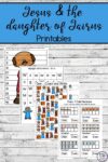 Jesus and the daughter of Jairus printables