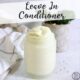 Homemade Leave in Conditioner in a glass jar