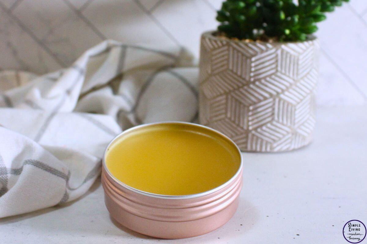 Homemade Frankincense Salve ready to use