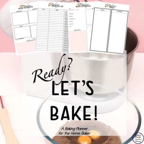 Let Bake a Baking Planner for the Home Baker front cover of ebook
