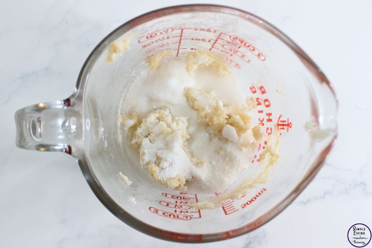 Stain Remover Stick adding washing soda and borax