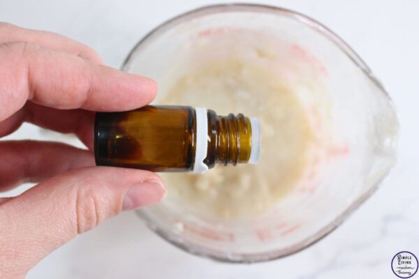 Stain Remover Stick adding essential oils