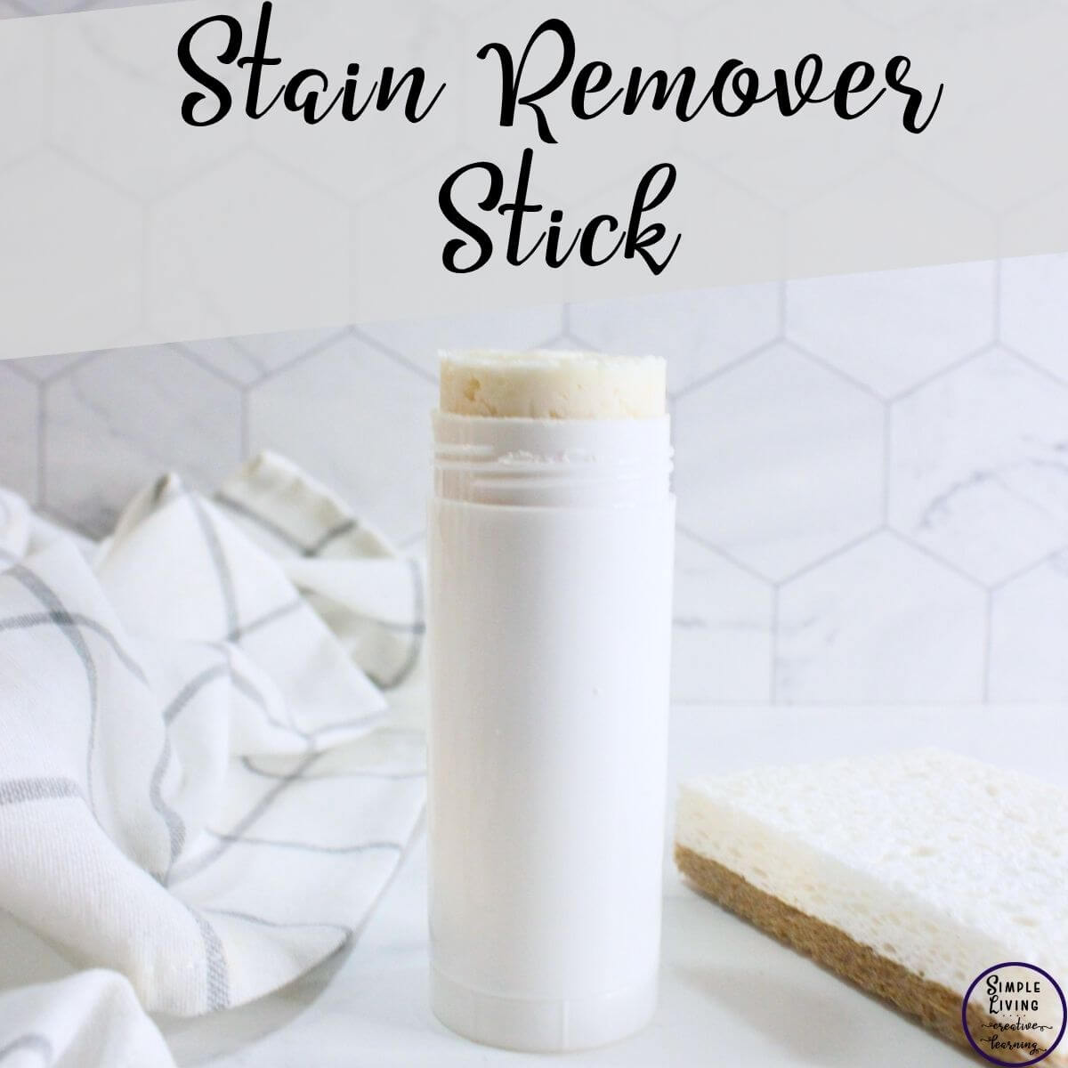 Stain Remover Stick in a white tube