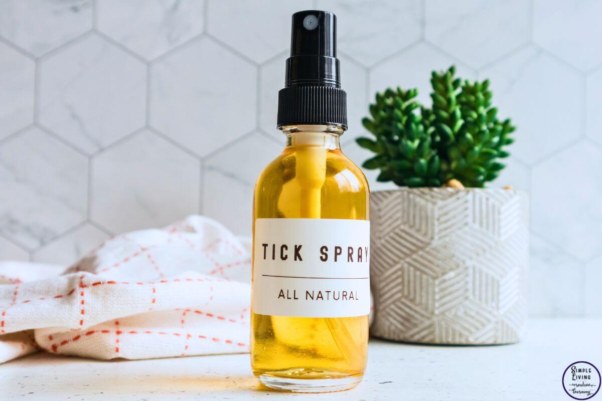 Homemade Tick Spray ready to use