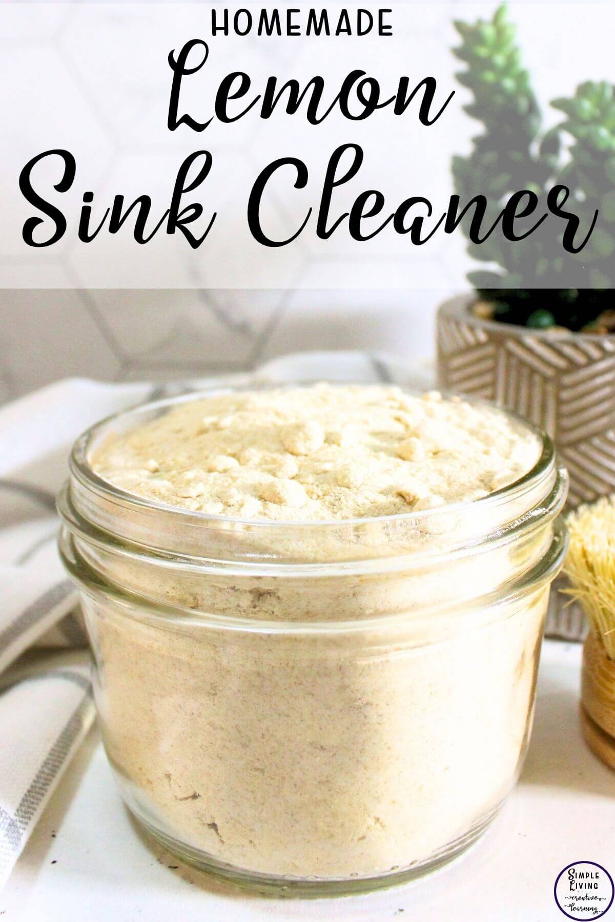 Homemade Lemon Sink Cleaner