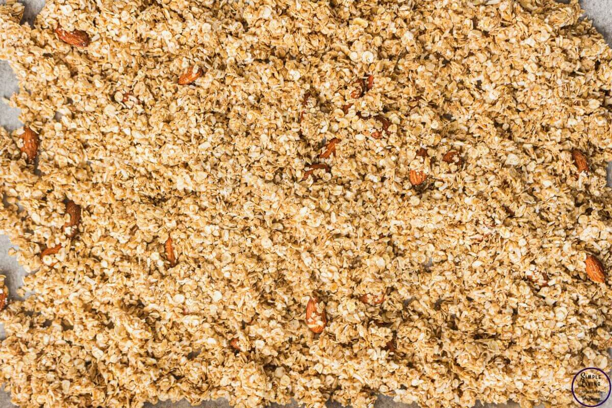Homemade Granola Recipe ready to bake