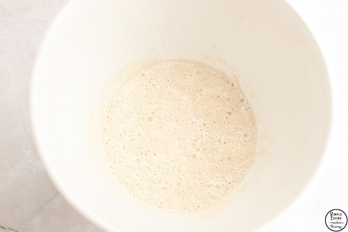 Overnight Sourdough Cinnamon Rolls Recipe adding sourdough starter, buttermilk and more to the butter