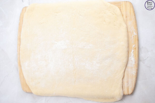 Overnight Sourdough Cinnamon Rolls Recipe roll out the dough