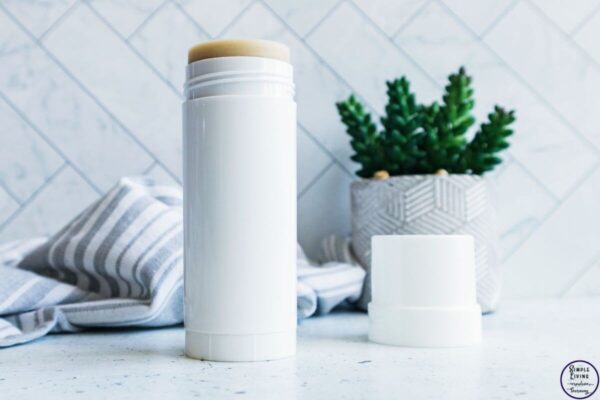 Homemade Tallow Deodorant Stick finished deodorant