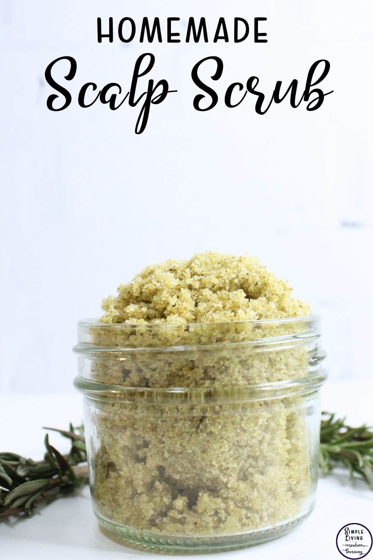 homemade scalp scrub