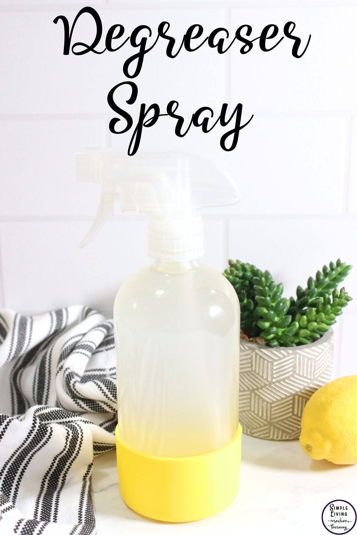 homemade degreaser spray