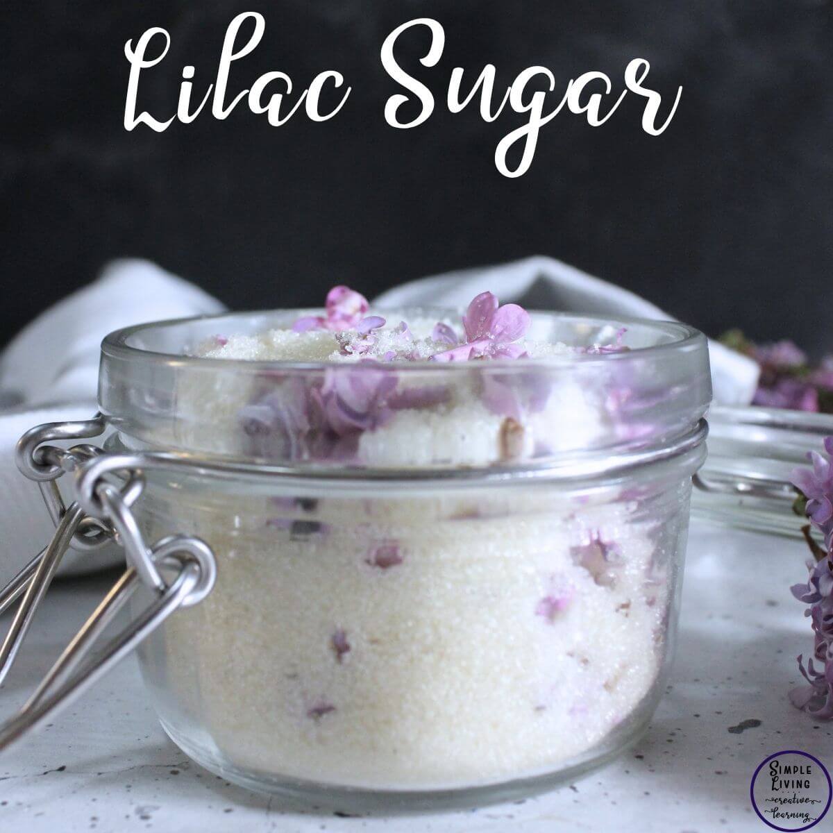 Homemade Lilac Sugar