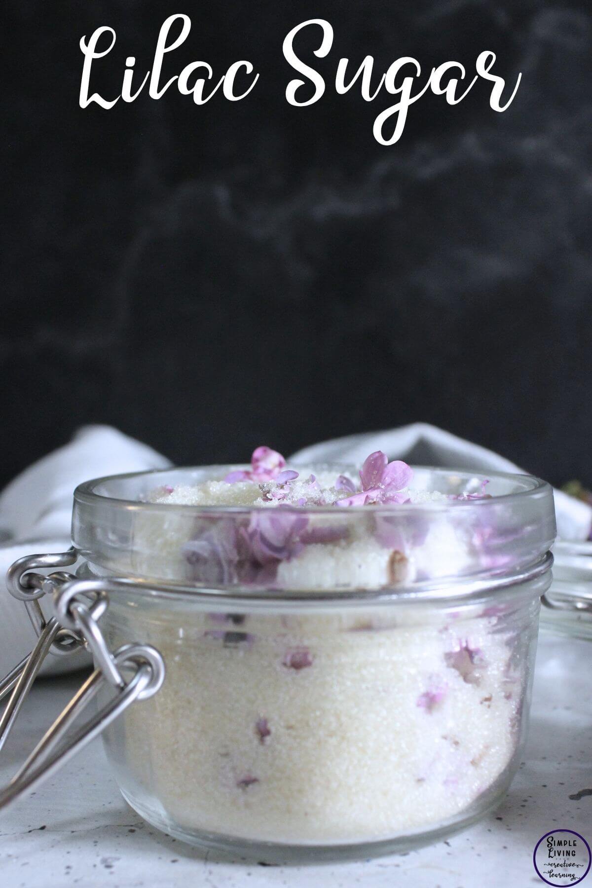 Homemade Lilac Sugar