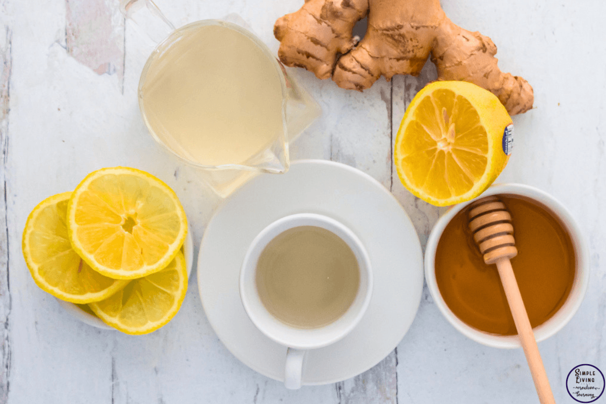 ginger tea adding extras
