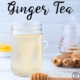 Ginger Tea in a mason jar