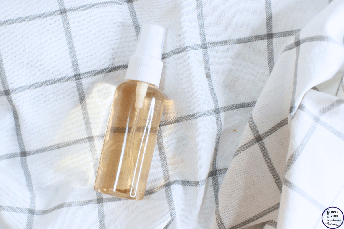 Rosemary Spray for Hair in a glass bottle