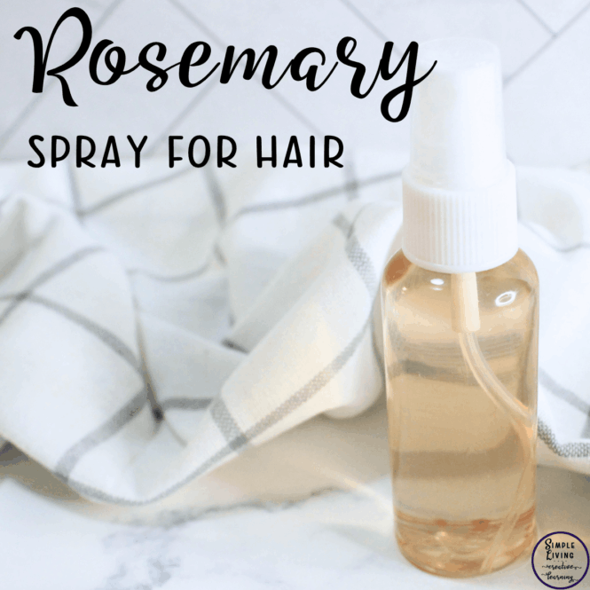 Rosemary Spray for Hair in a spray bottle